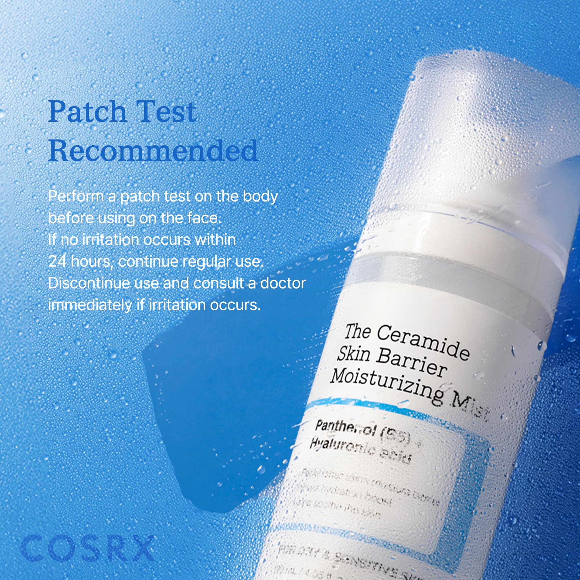 COSRX Barrier Cream Face Mist travel-sized spray for quick hydration on the go