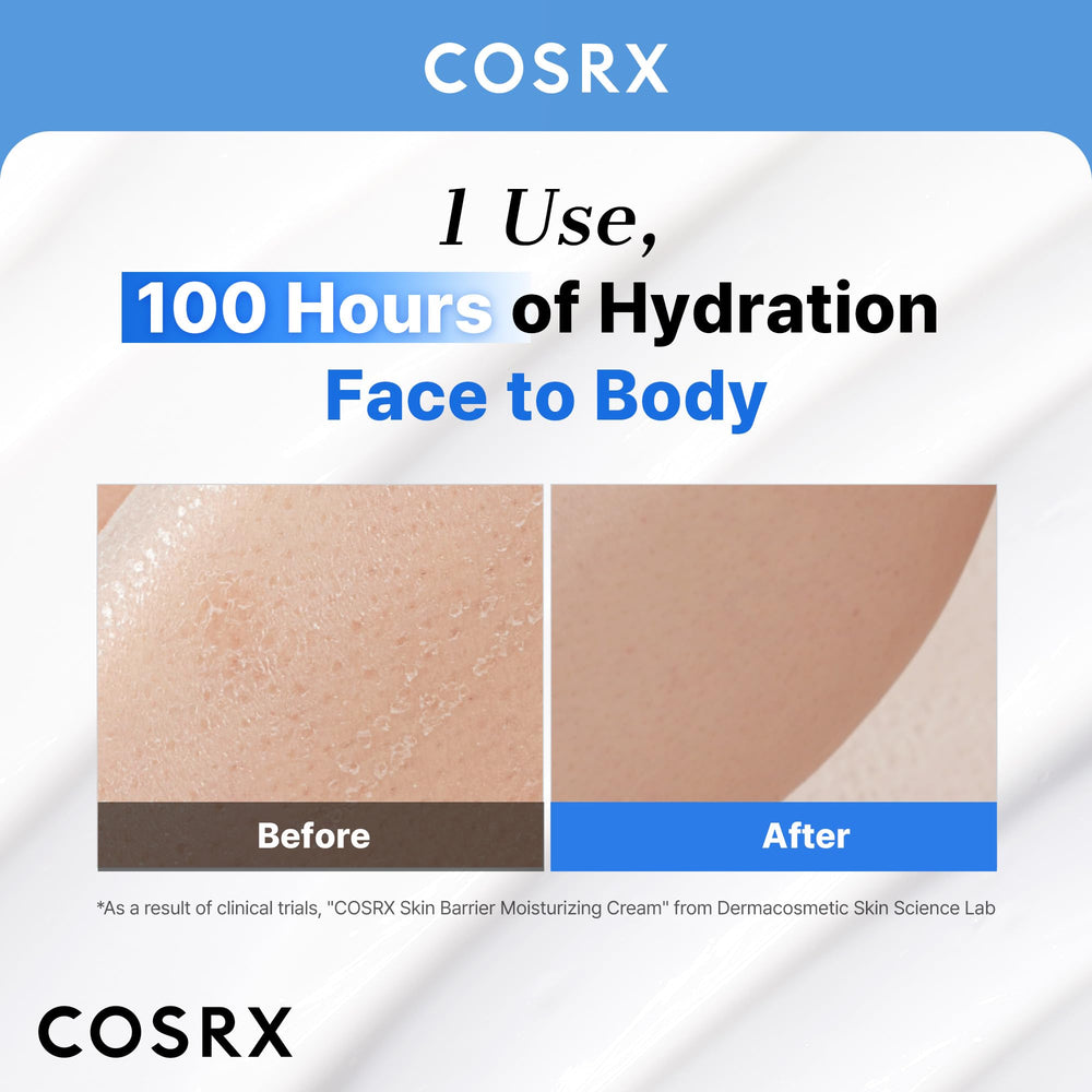 COSRX Barrier Moisturizing Cream body-application relieves head-to-toe dryness