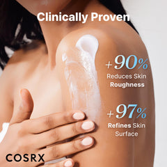 COSRX Barrier Moisturizing Cream unscented texture demonstrates lightweight absorption