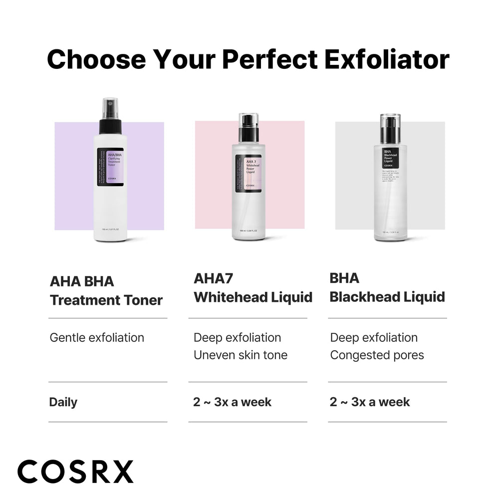 COSRX bottle-with-swatches on skin shows potential for even-toned texture