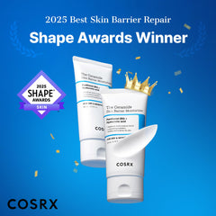 COSRX ceramide moisturizer jar showing creamy texture ideal for daily skin barrier care
