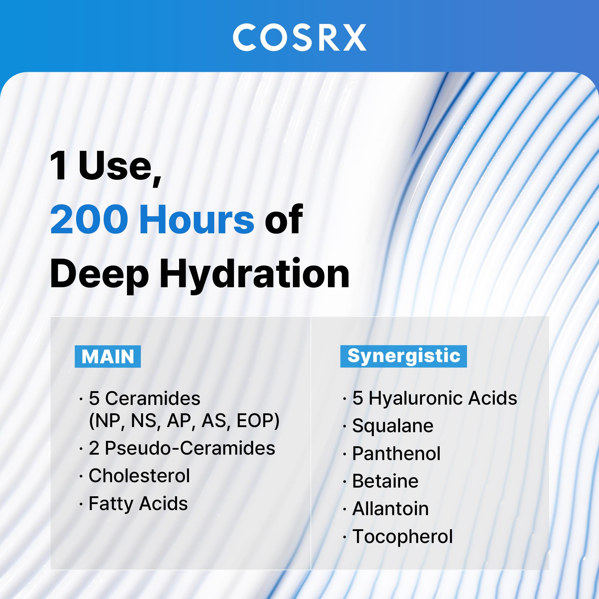 COSRX packaging image emphasizes ceramide barrier care and trusted Korean skincare