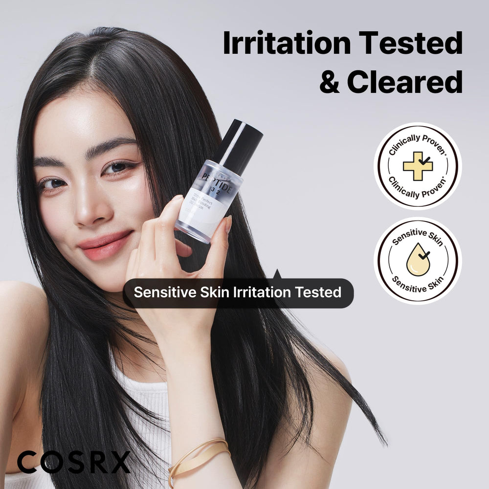 COSRX Clean, SLS/SLES-free formula close-up bottle.
