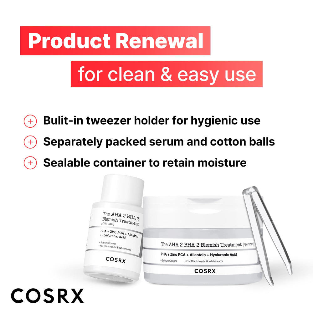 COSRX cotton ball closeup ready for precise spot treatment