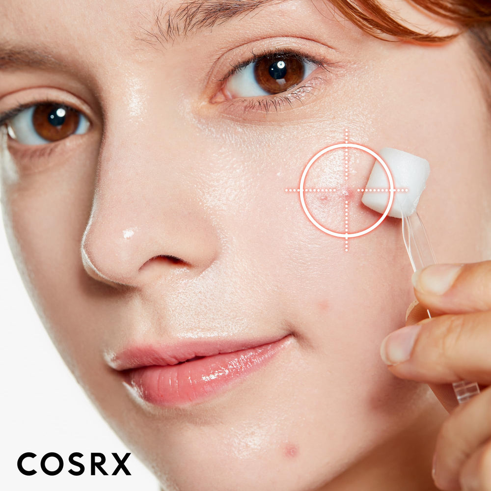 COSRX dermatologist-tested hypoallergenic badge closeup