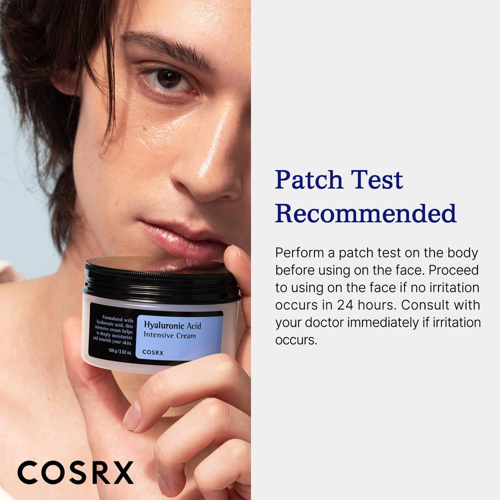 COSRX dermatologist-tested label indicating skin-friendly care.