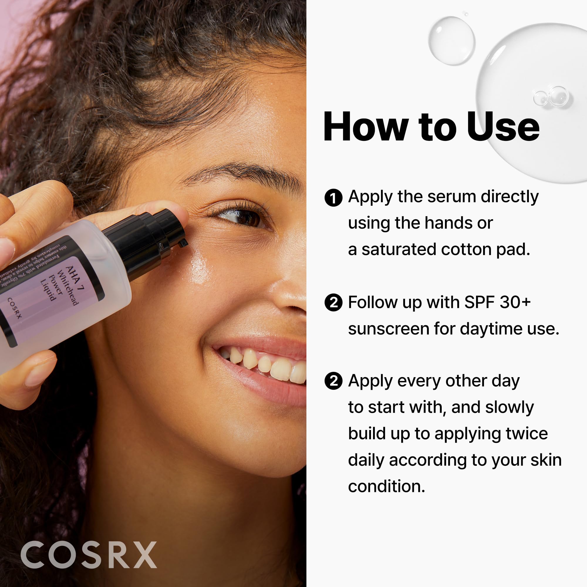 COSRX exfoliating-toner-soft-glow-after-application suggests refreshed radiance with regular use