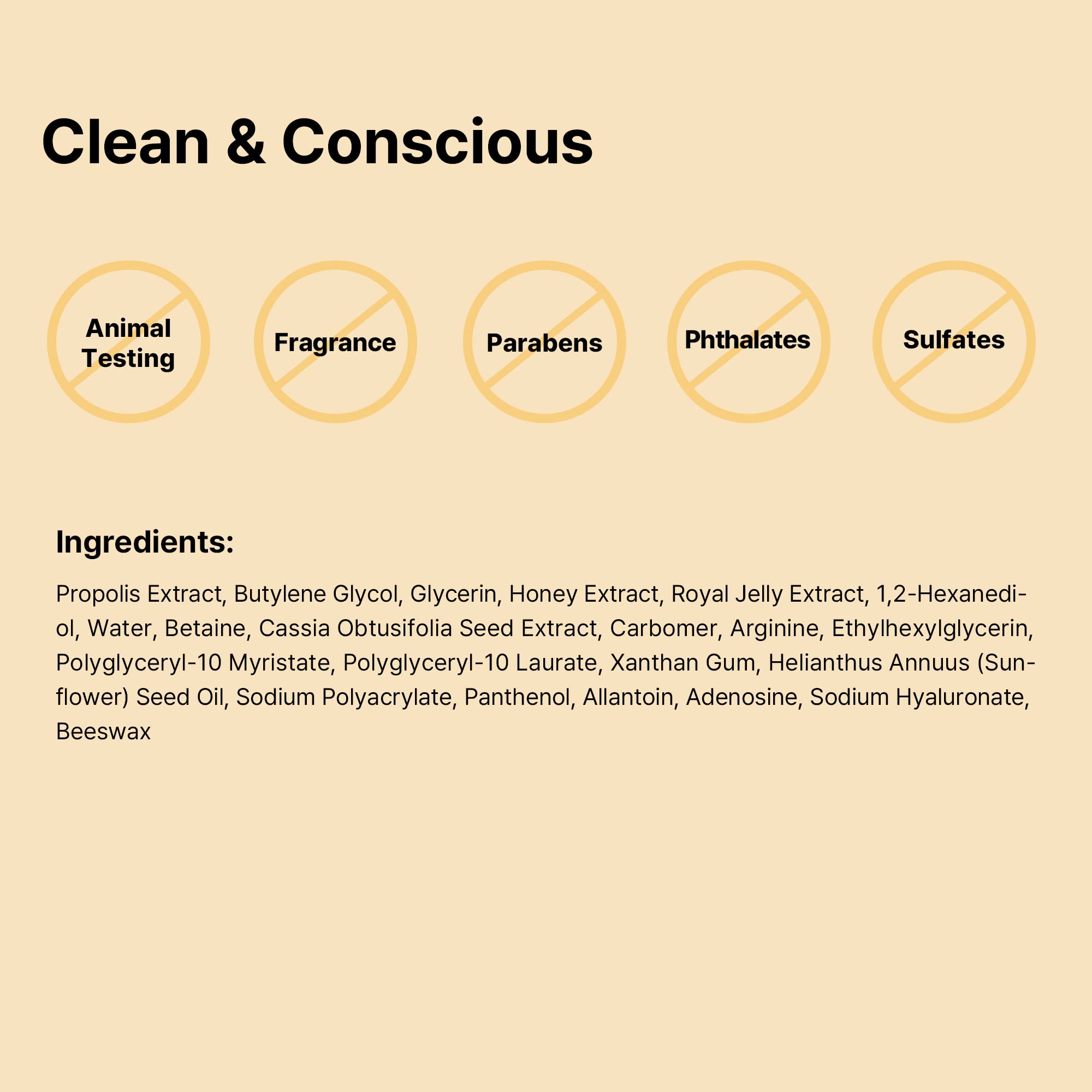 COSRX Full Fit Propolis Honey Overnight Mask cruelty-free-packaging signals ethical skincare.