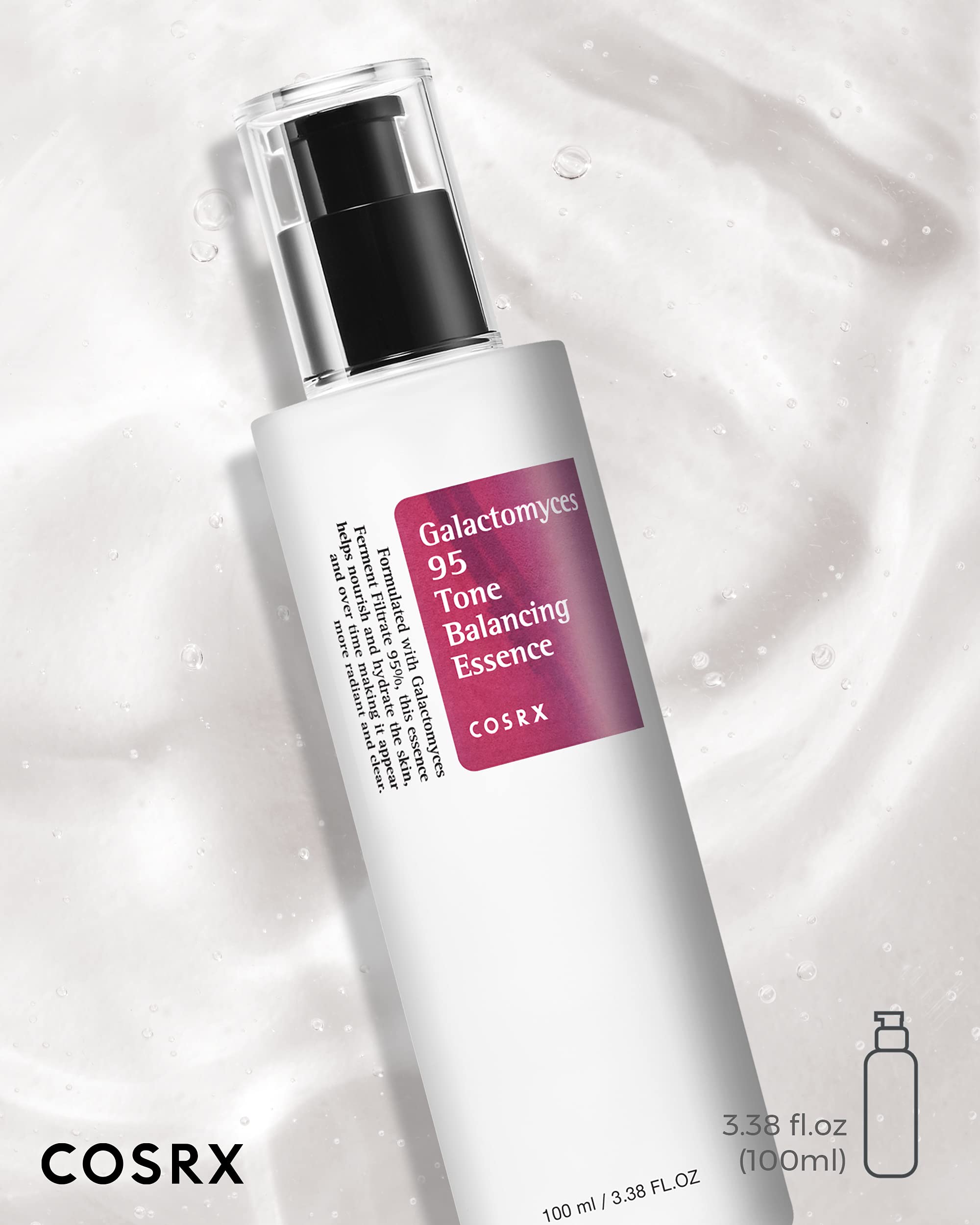 COSRX Galactomyces Toner precise dispensing shown for layering.