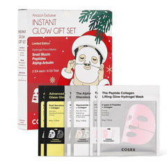 COSRX Glow-Boosting Face Mask packaging highlights glow and gift appeal