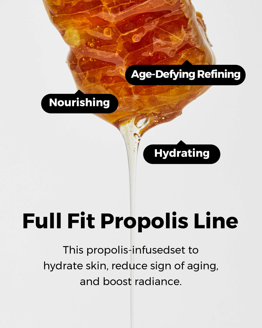 COSRX Honey Glow Kit lifestyle shot promotes radiant, hydrated skin.