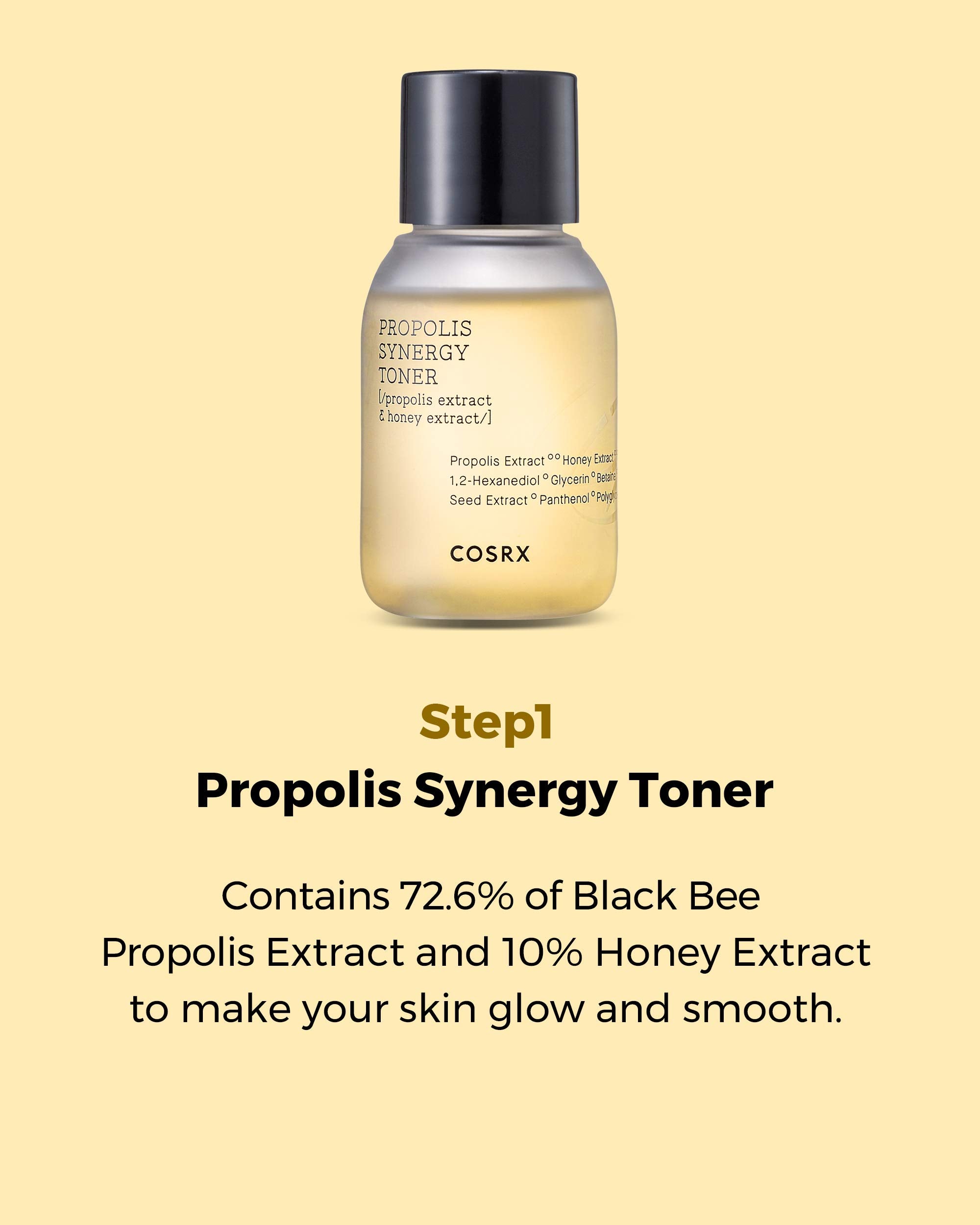 COSRX Honey Glow Kit travel-trio ready for on-the-go routine.