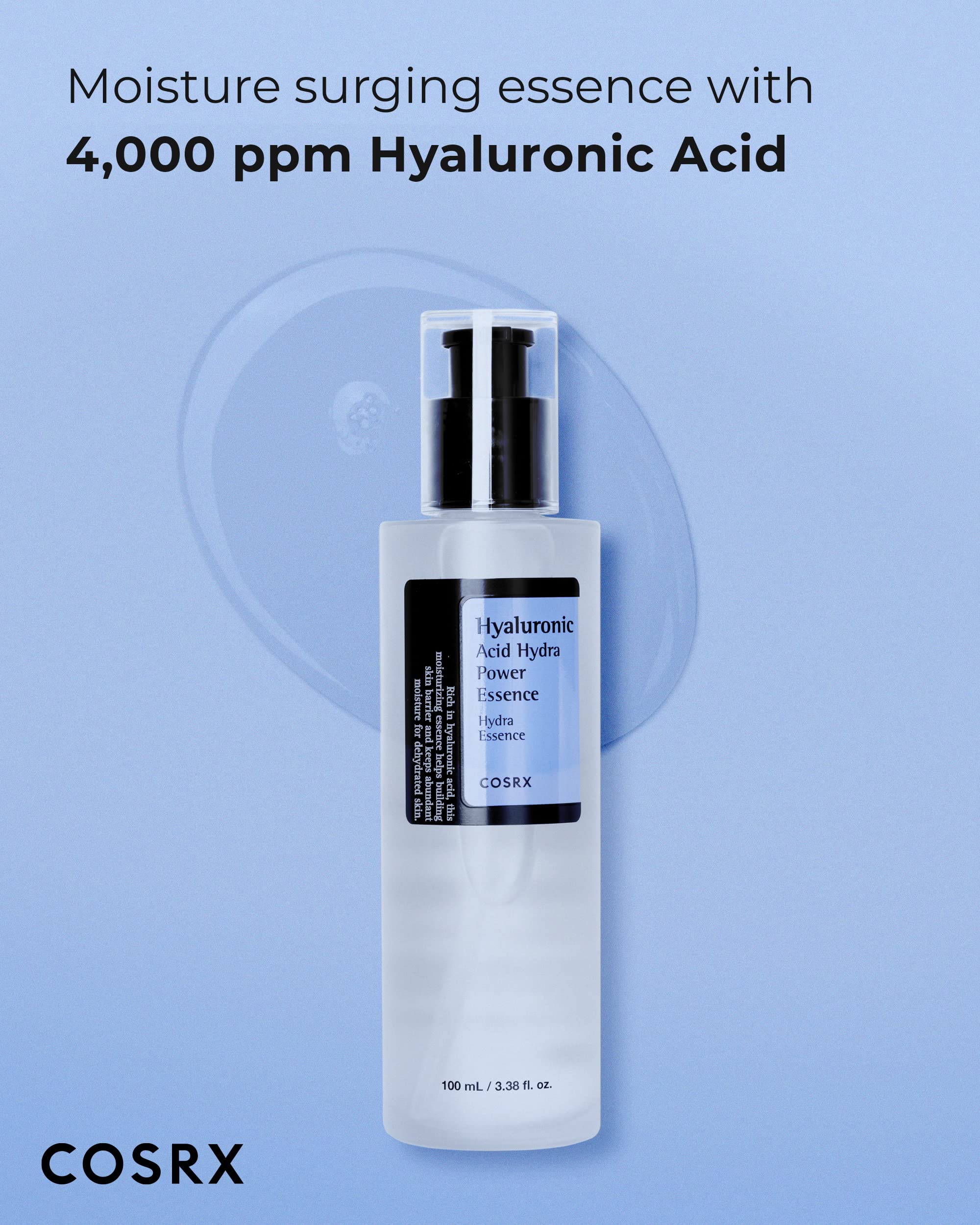 COSRX Hyaluronic Acid Toner application delivers even absorption and refreshed skin.