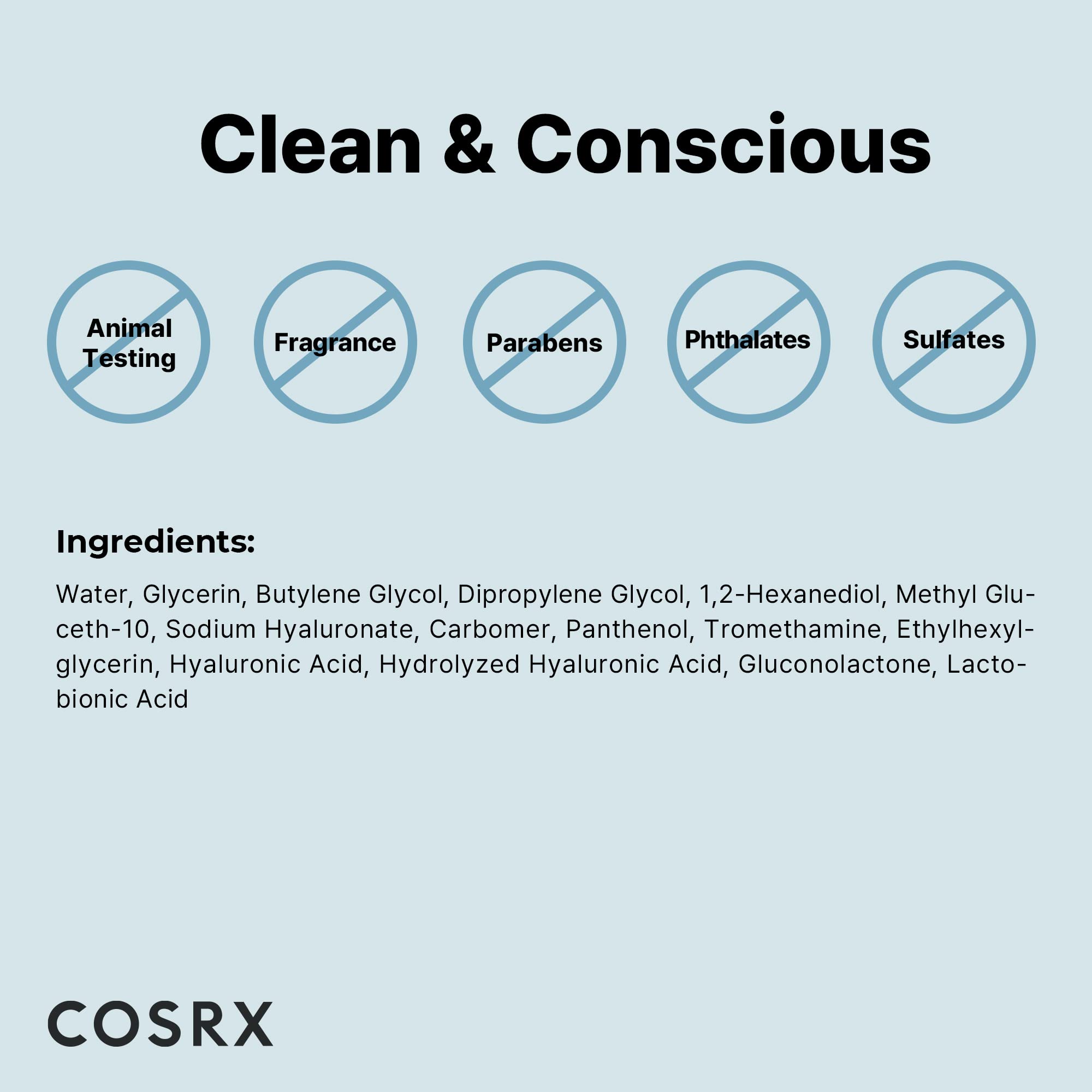 COSRX Hydrium bottle with droplets illustrating moisture sealing in dry conditions