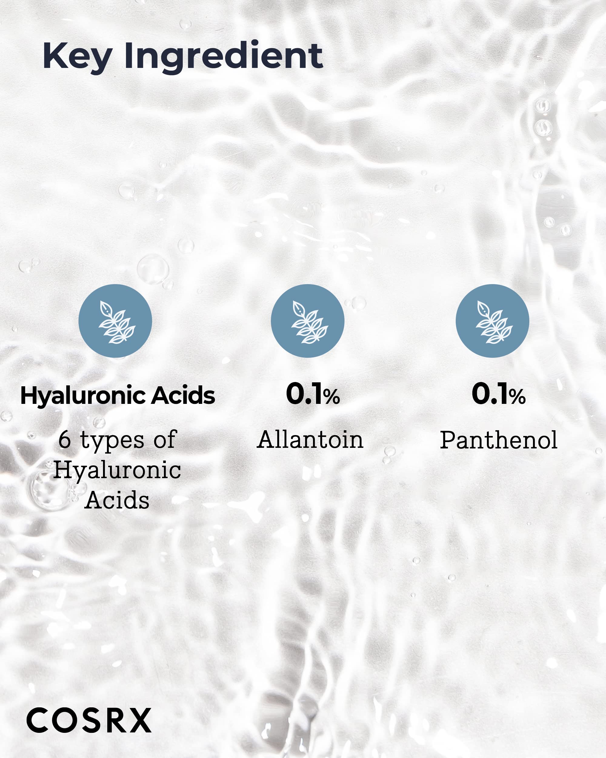 COSRX Hydrium Toner on a cotton pad for gentle cleansing and balance.