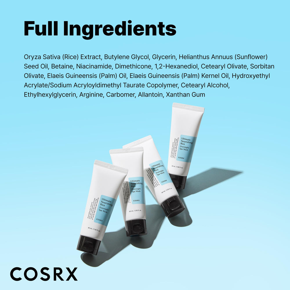 COSRX overnight mask for morning brightness and refreshed skin.