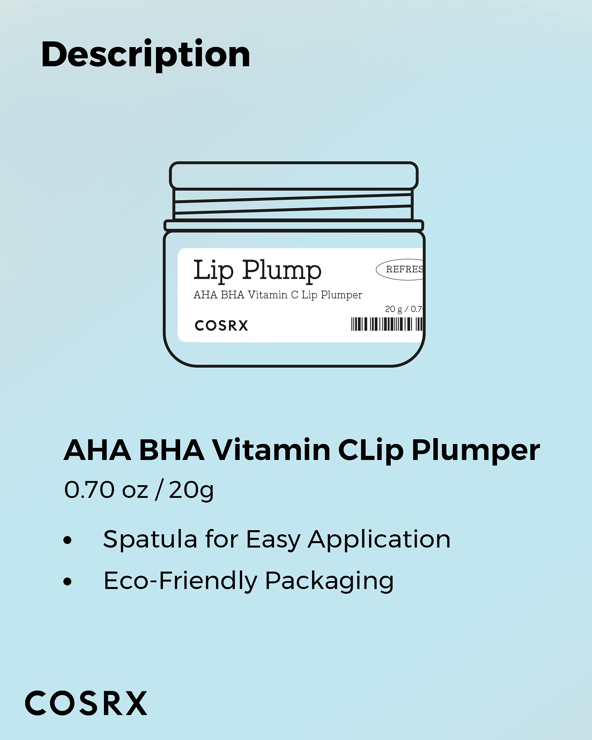 COSRX Lip Care Balm on compact shelf, travel-friendly packaging.