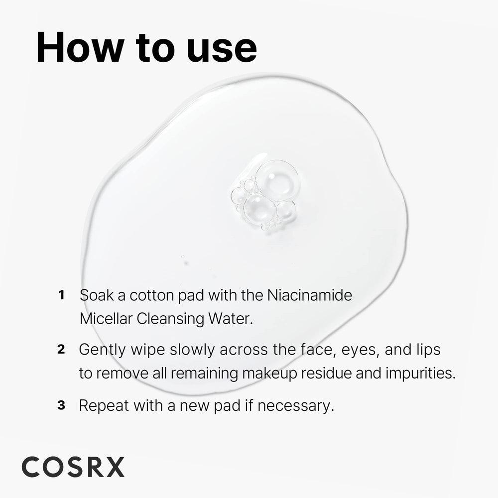 COSRX routine starter cleanser as first step in skincare