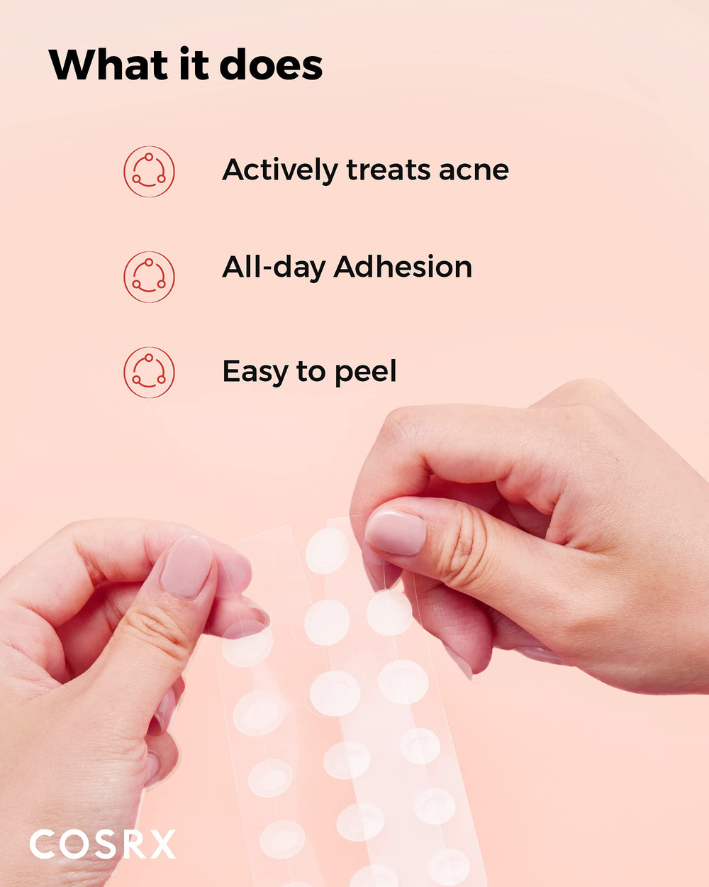 COSRX Master Patch Intensive night wear remains comfortable while you sleep for selective treatment.