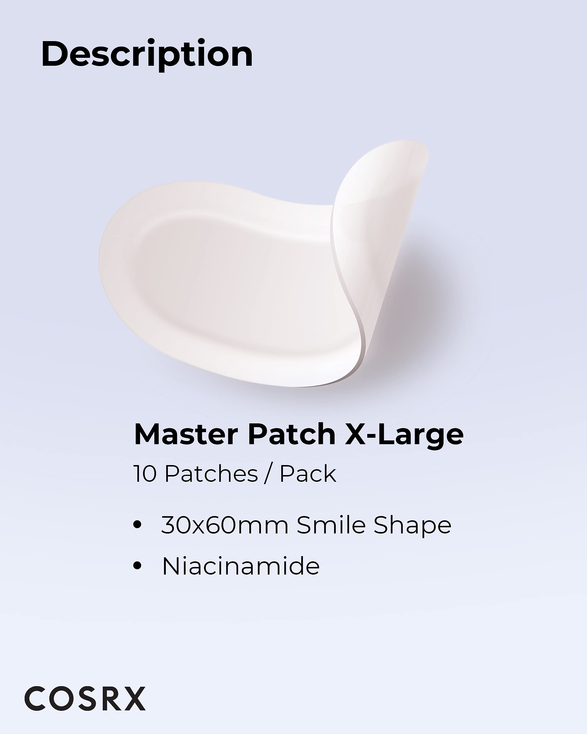 COSRX Master Patch Intensive packaging-closeup emphasizes travel-friendly, ready-to-use patches