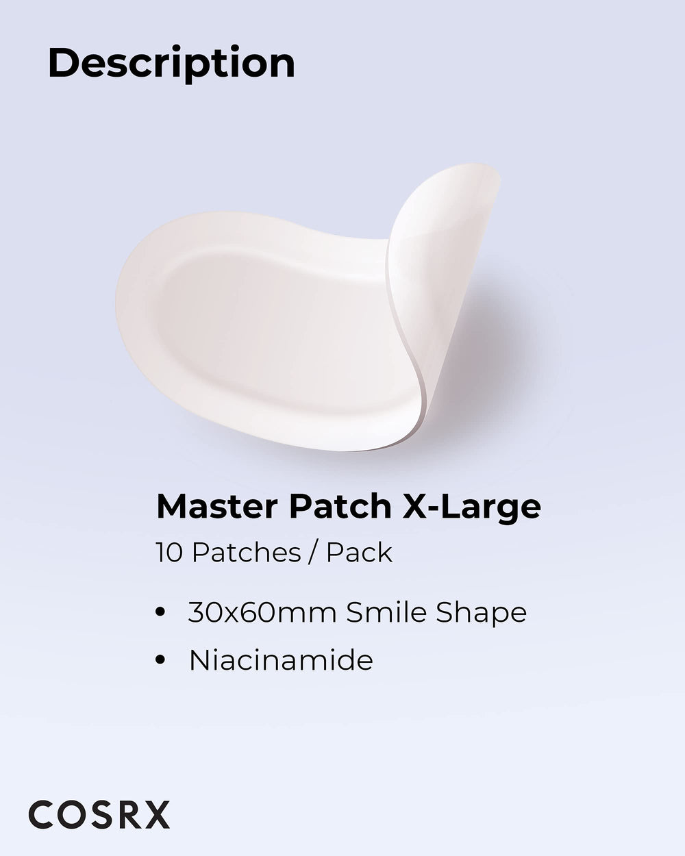 COSRX Master Patch Intensive packaging-closeup emphasizes travel-friendly, ready-to-use patches
