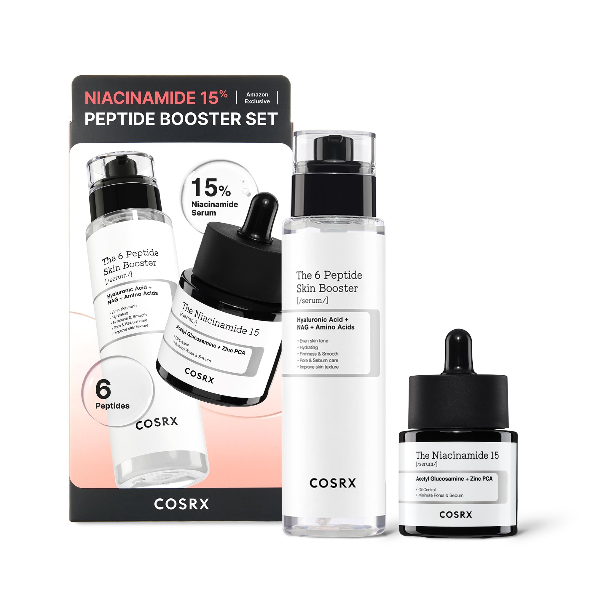 COSRX Niacinamide 15% Booster Set packaging, ideal for gifting.