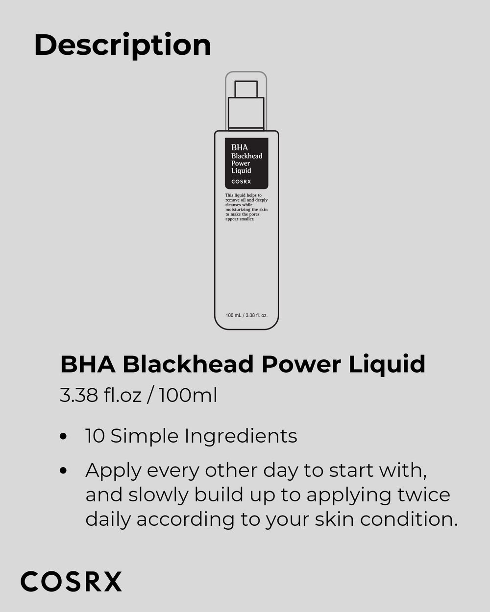COSRX toner on shelf demonstrates minimalistic skincare-forward design.