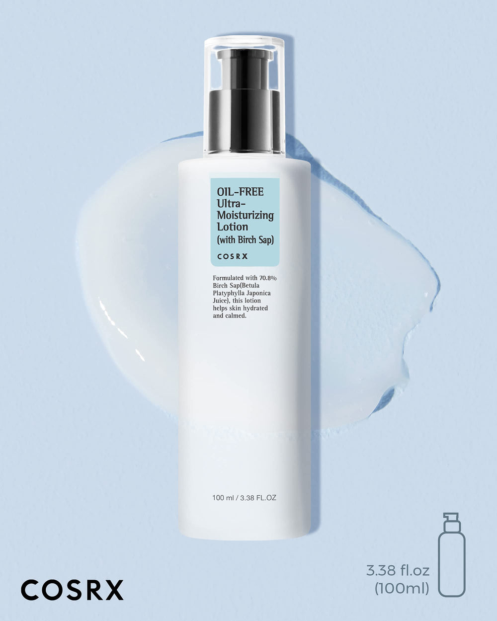 COSRX Oil Free Lotion gift-ready packaging for stocking stuffers