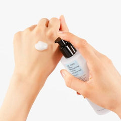 COSRX Oil Free Lotion texture on skin reveals non-greasy, fast-absorbing hydration