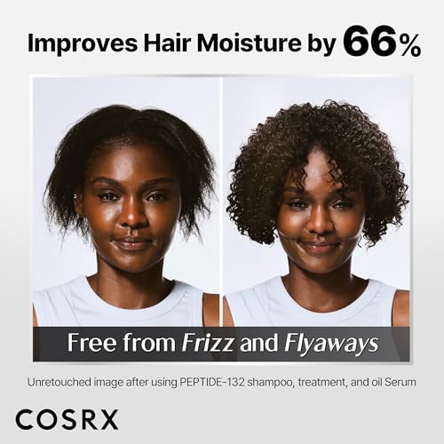 COSRX Peptide 132 Bond repair action on damaged keratin bonds.