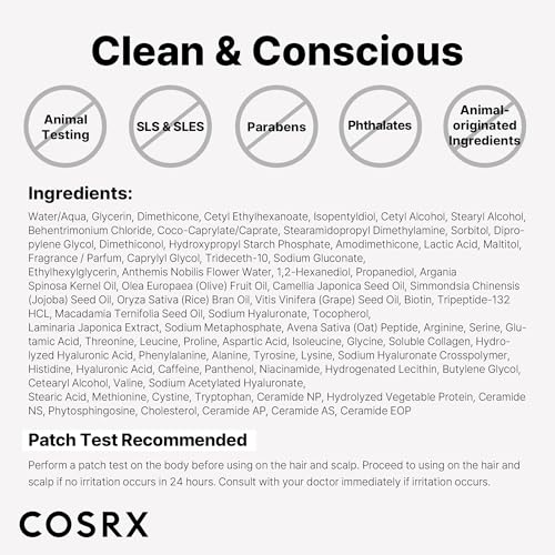 COSRX PEPTIDE-132 tub showing creamy texture for luxurious conditioning