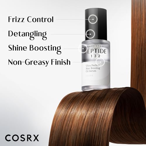 COSRX Peptide 132 Hair Bonding Oil Serum with argan and jojoba oils.