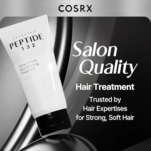 COSRX PEPTIDE-132 Hair Bonding Treatment jar close-up showing rich texture for deep conditioning