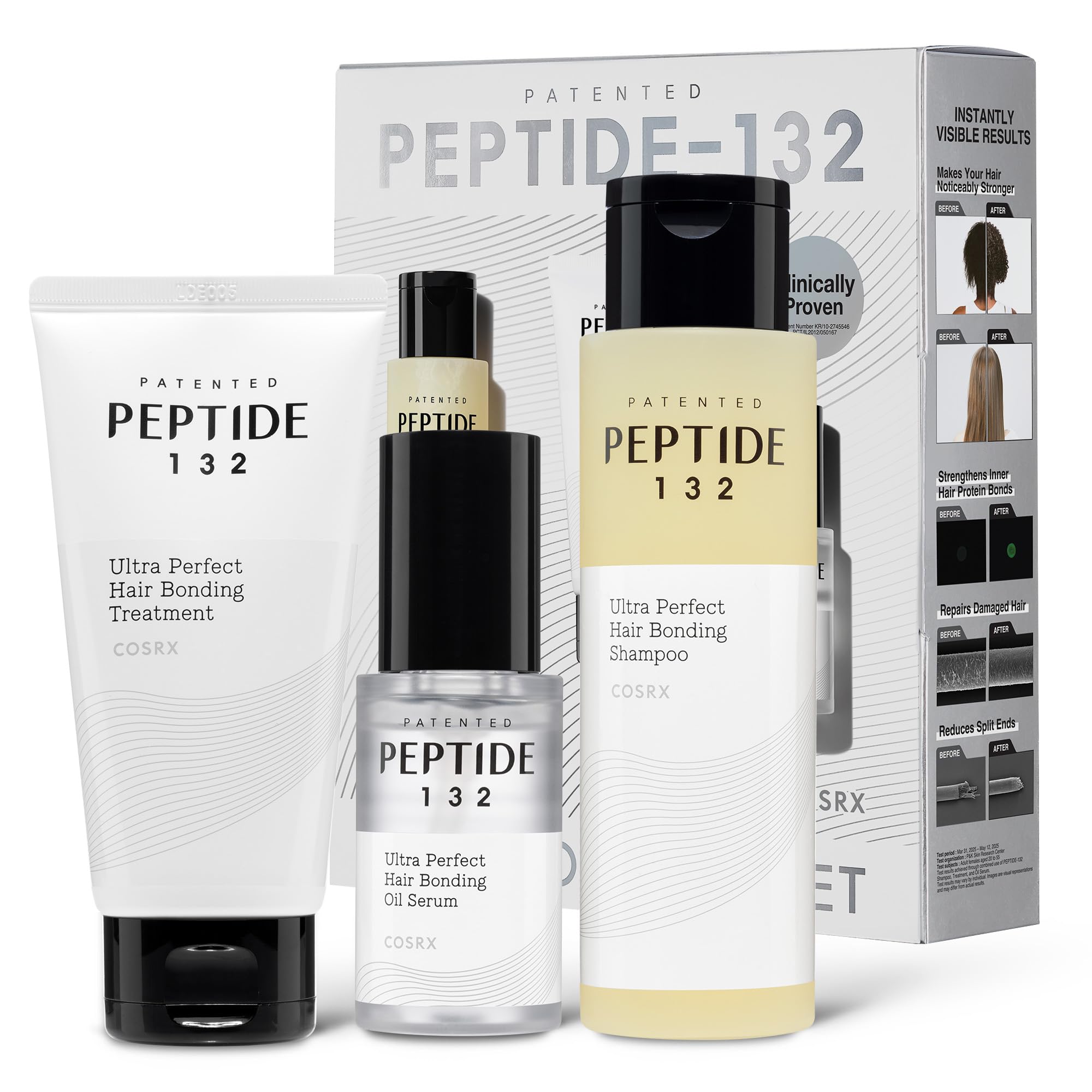 COSRX PEPTIDE-132 Shampoo bottle for gentle cleansing and bond support
