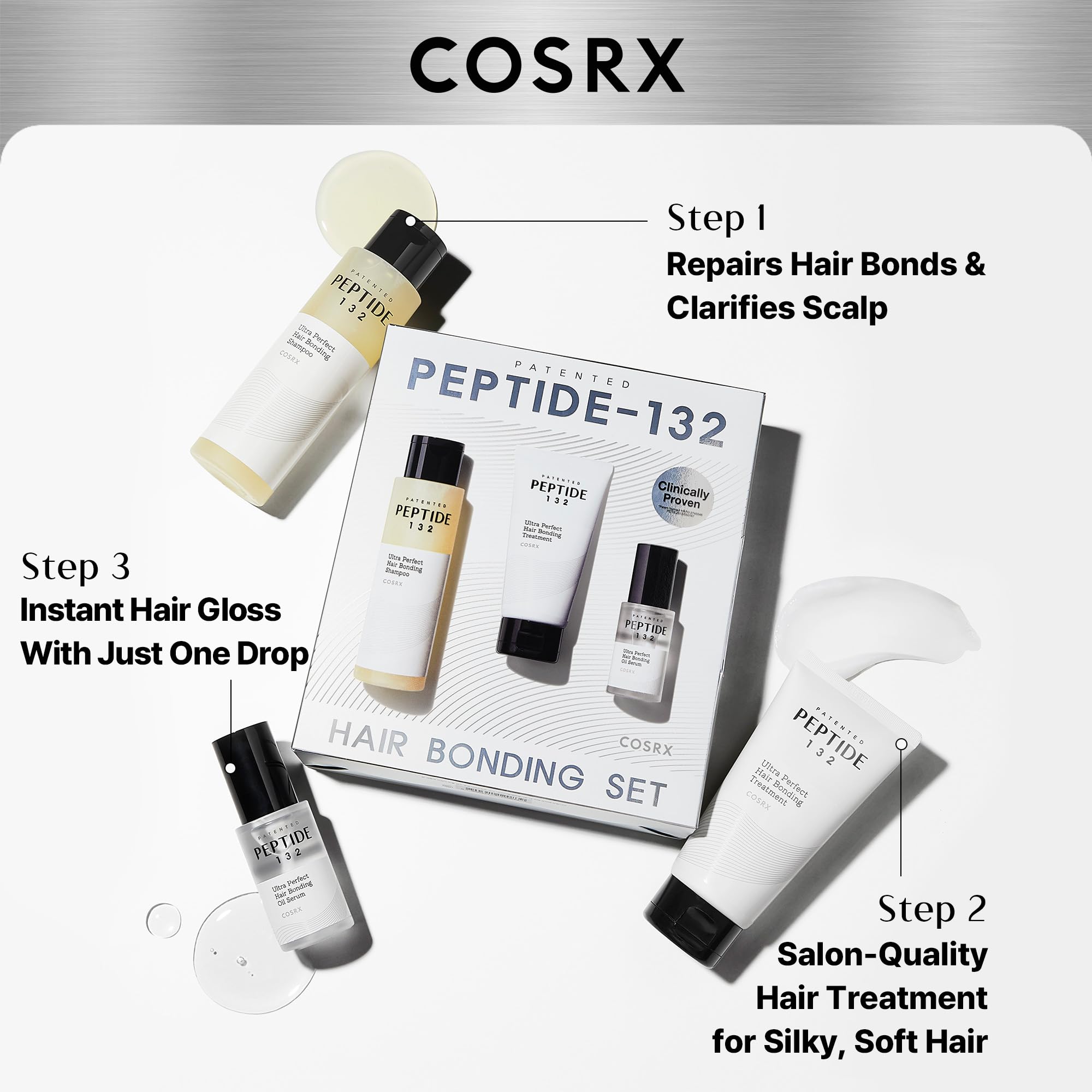 COSRX PEPTIDE-132 Treatment jar for deep repair and smoother hair
