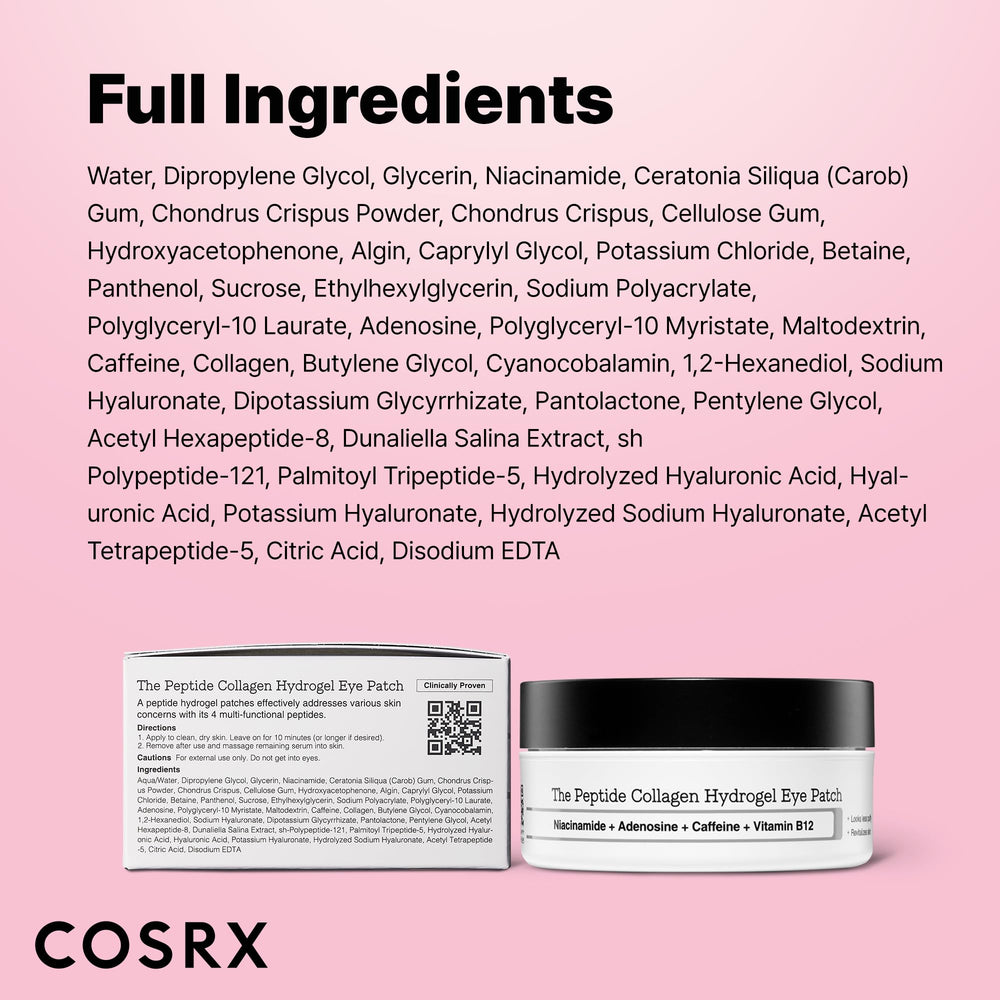 COSRX Pink Peptides Eye Patch stocking-stuffer ready skincare gift.