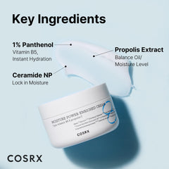COSRX Propolis-Ceramide Hydration bottle demonstrates balanced moisture and barrier-supporting skin care.