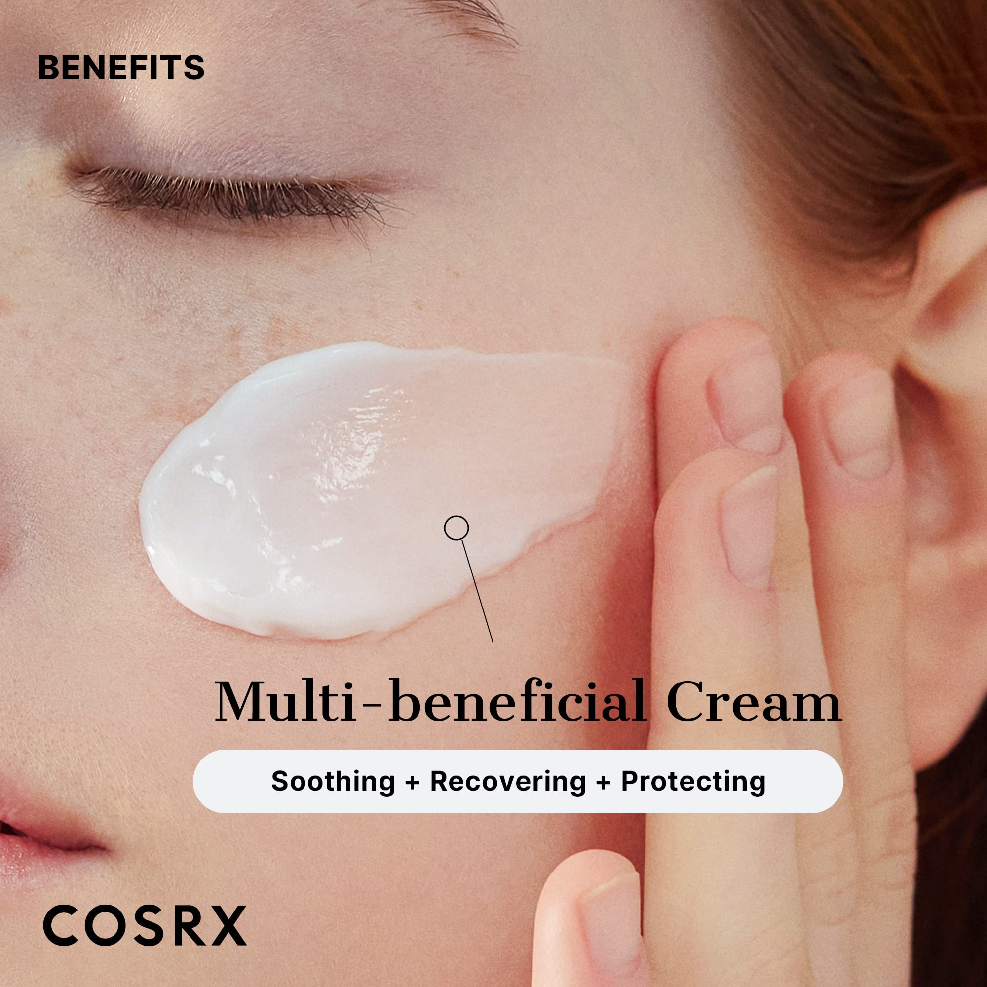 COSRX Pure Fit Cica Cream packaging display with product label