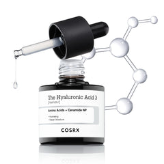 COSRX Pure Sodium Hyaluronic Acid 3% Serum bottle showing hydration-ready packaging
