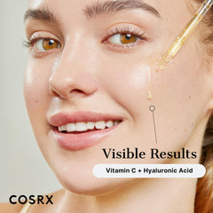 COSRX Pure Vitamin C 13% serum dropper close-up showing texture