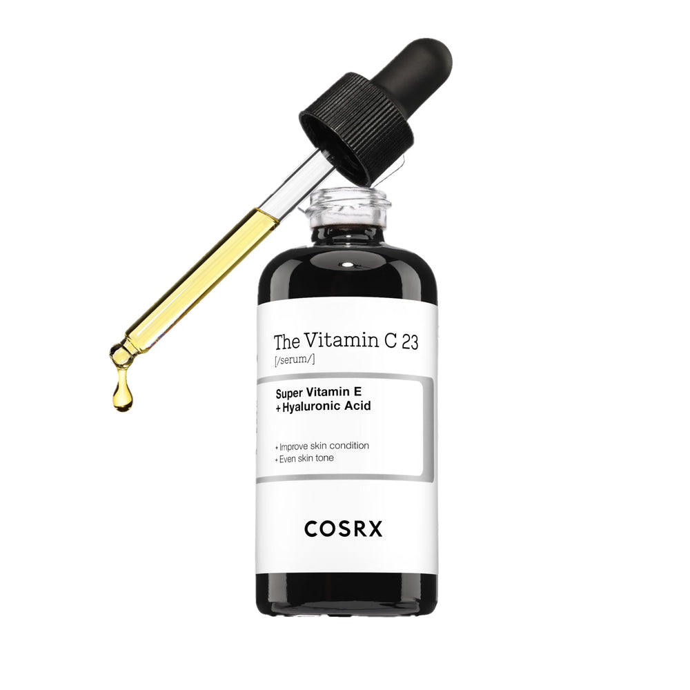 COSRX Pure Vitamin C 23% Serum bottle front for brighter, even-toned skin.