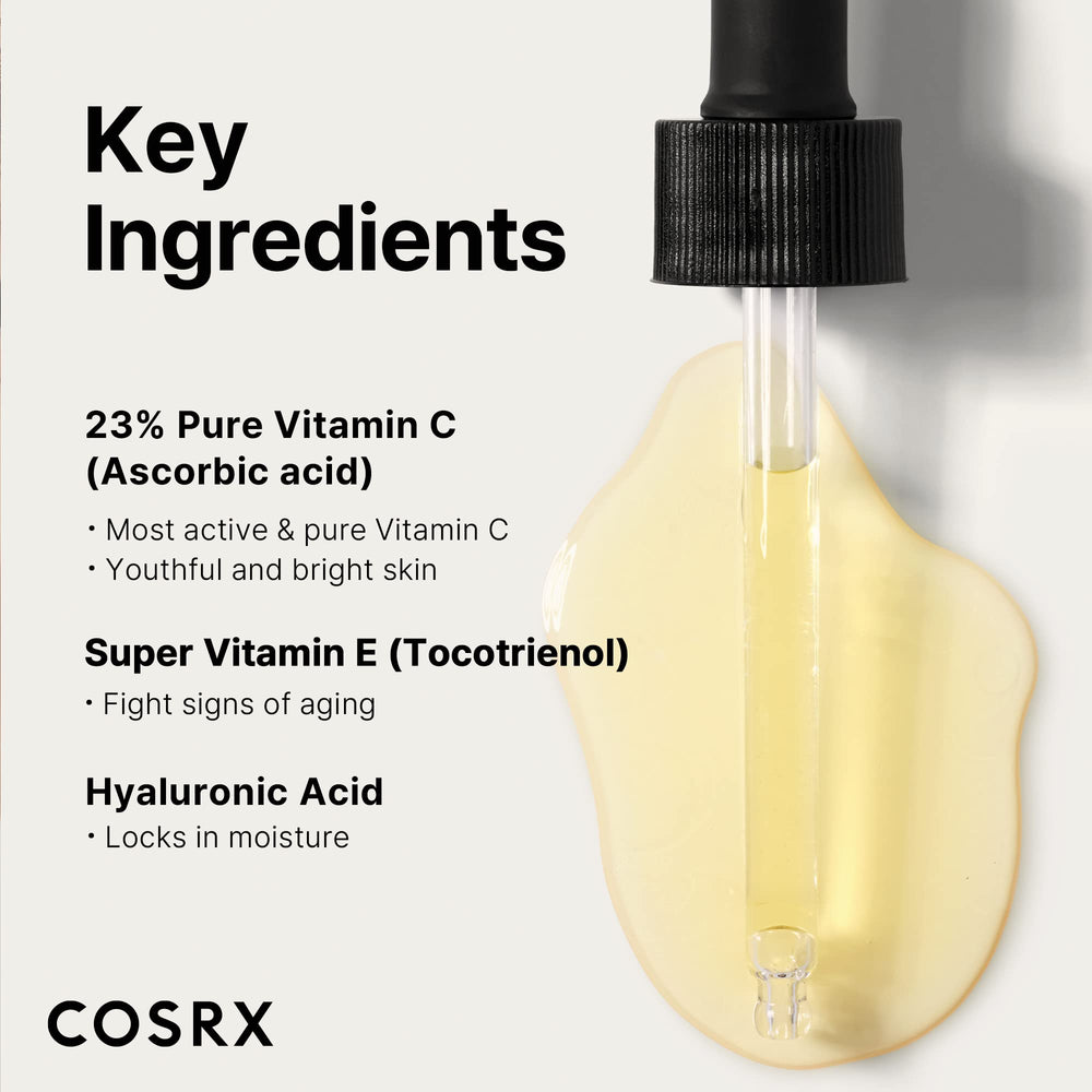 COSRX Pure Vitamin C 23% Serum patch test area for safe use.