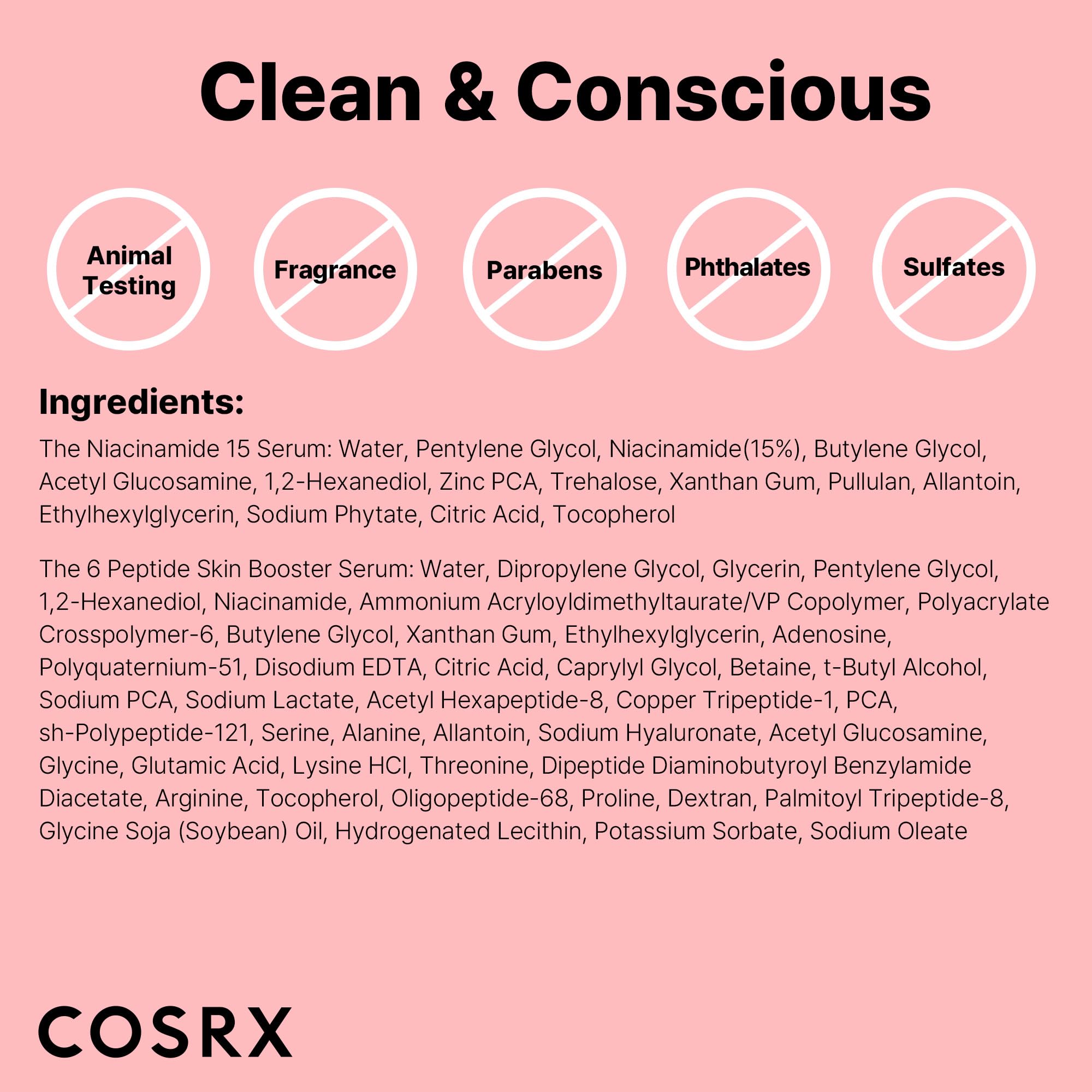 COSRX Regimen steps image shows easy, step-by-step use.
