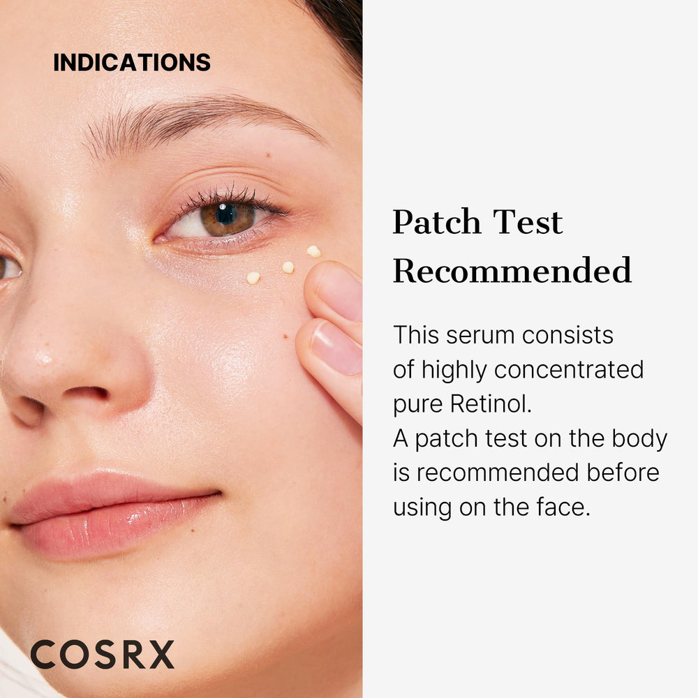 COSRX Retinol 0.1% Cream gentle formula label communicates irritation reduction benefits