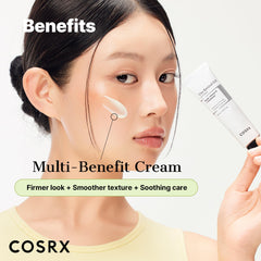 COSRX Retinol 0.3% Cream swatch reveals smooth blendable texture for nightly use