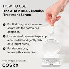 COSRX serum absorbing quickly into skin during routine