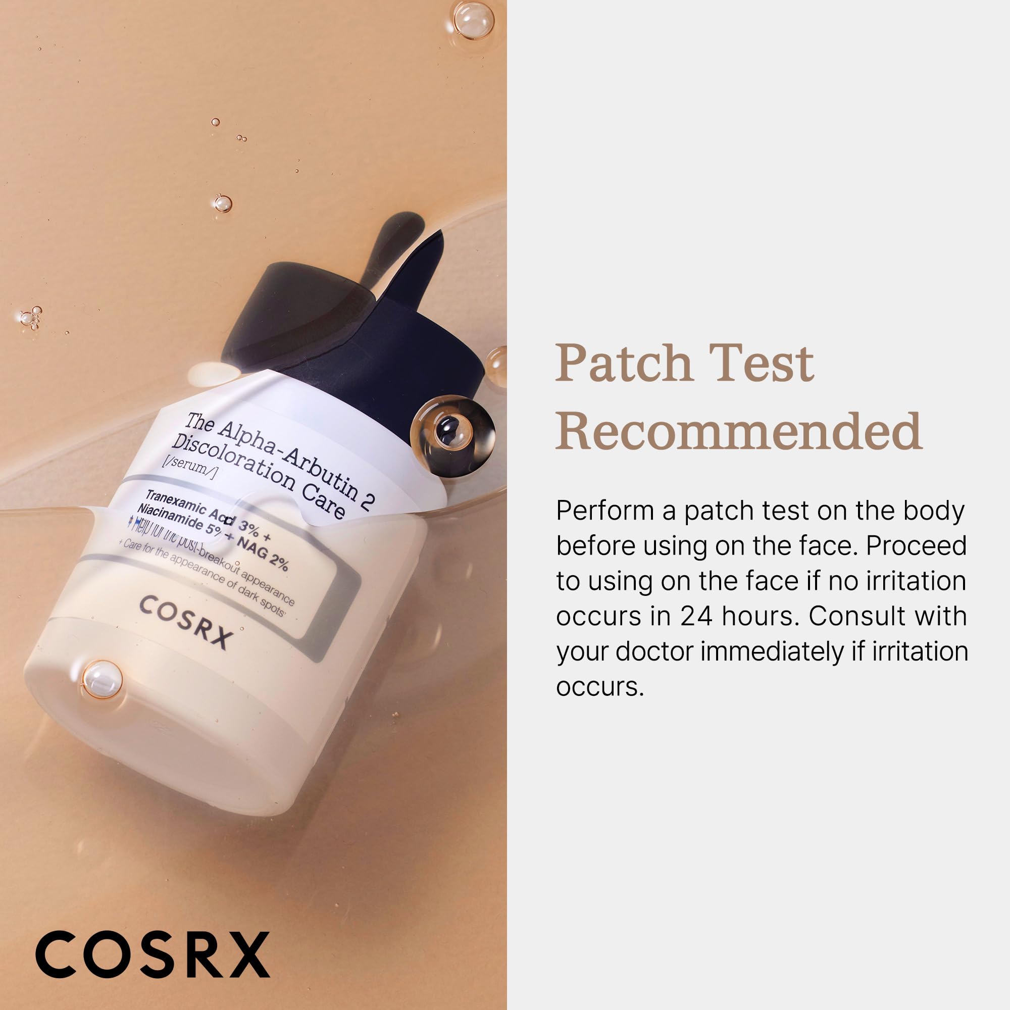 COSRX Skin tone improvement visuals suggest radiant, even complexion over time