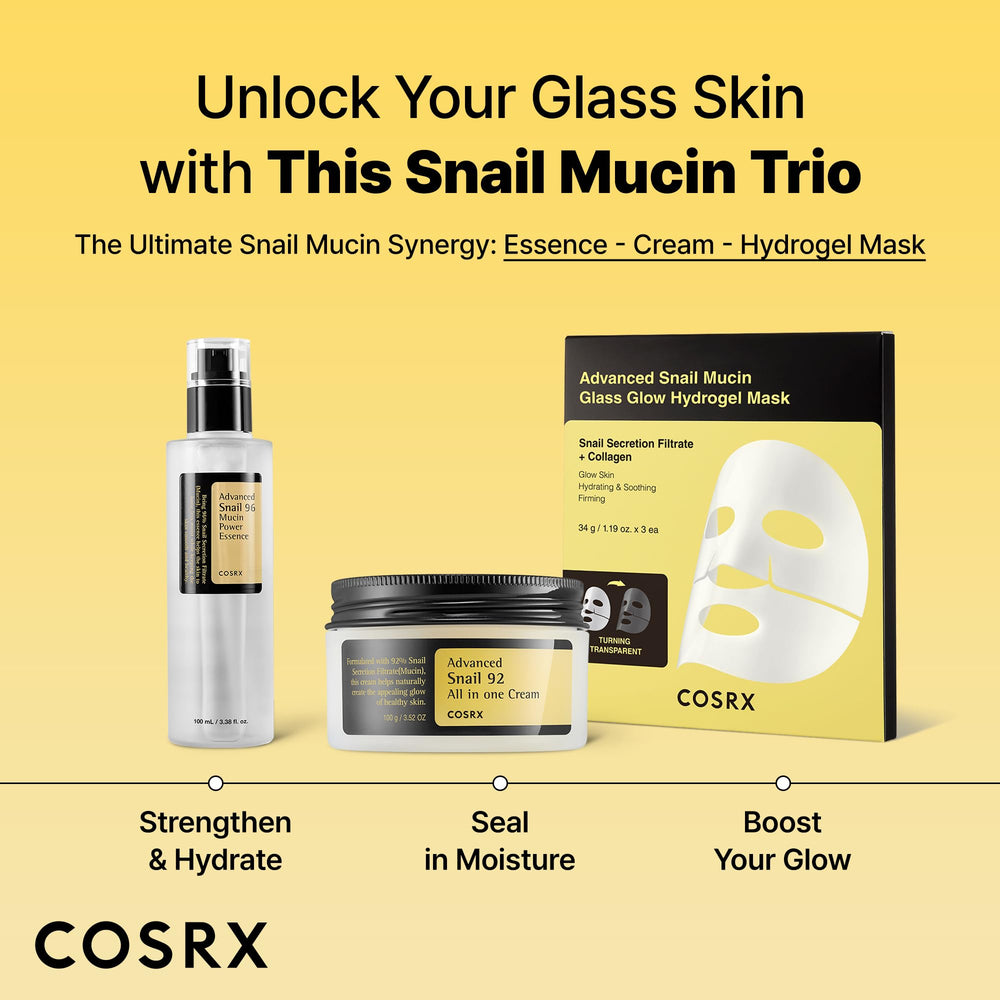 COSRX Snail Mucin 92% suitable for dry, sensitive skin in daily routine.
