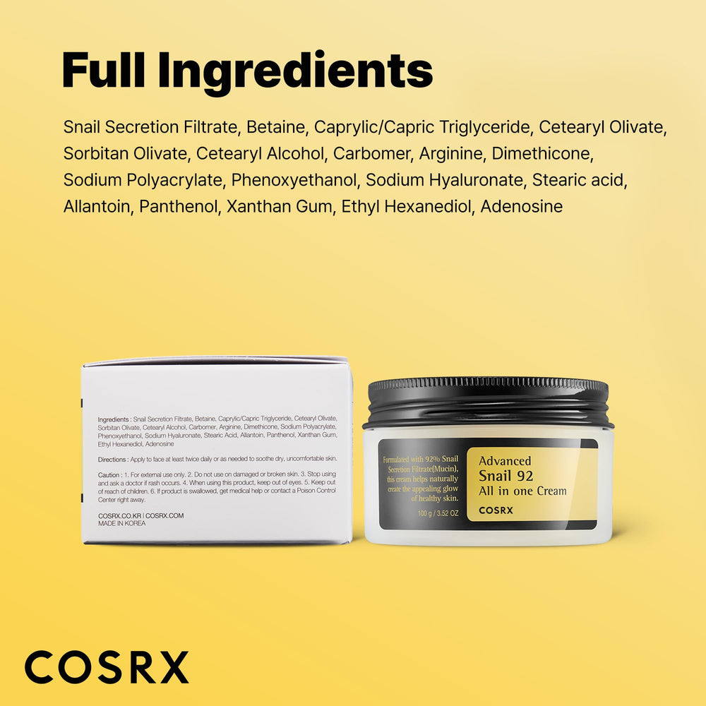 COSRX Snail Mucin 92% gel texture spreads easily for quick hydration.