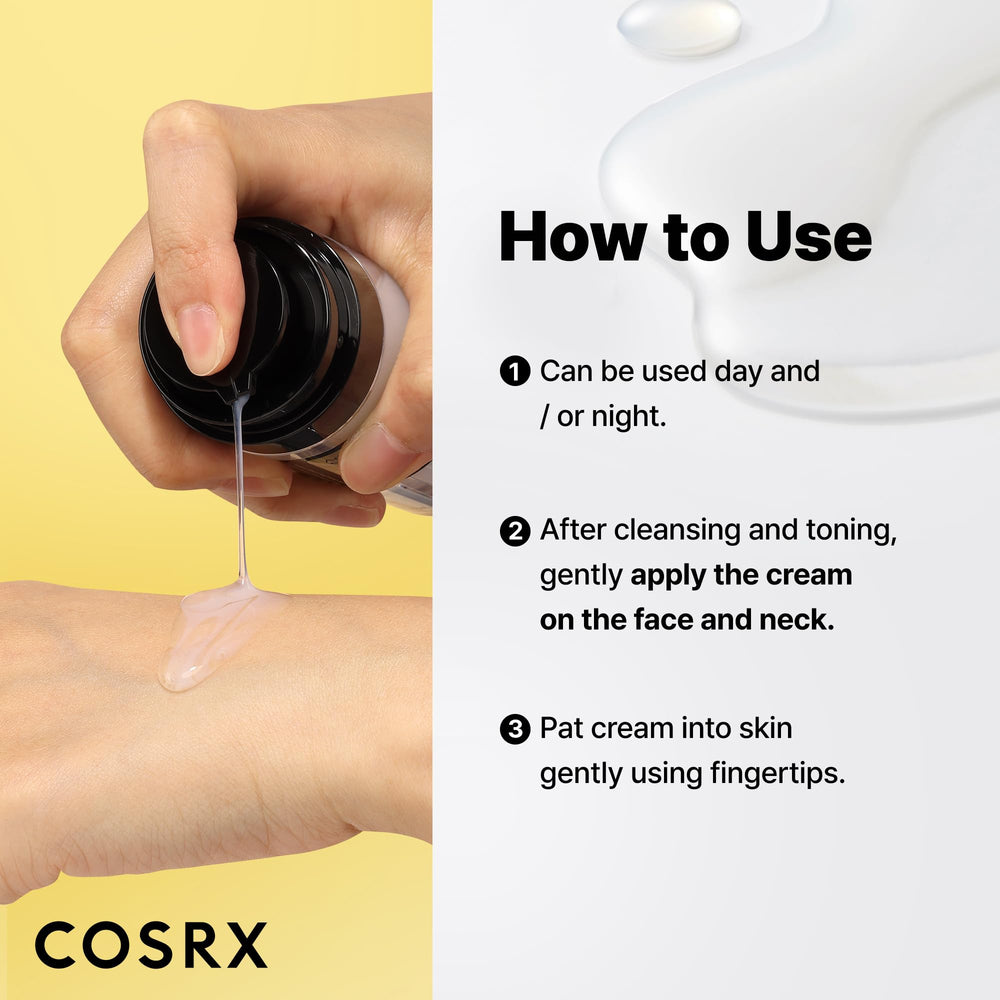 COSRX Snail Mucin product label shows dermatologist-tested formula for sensitive skin